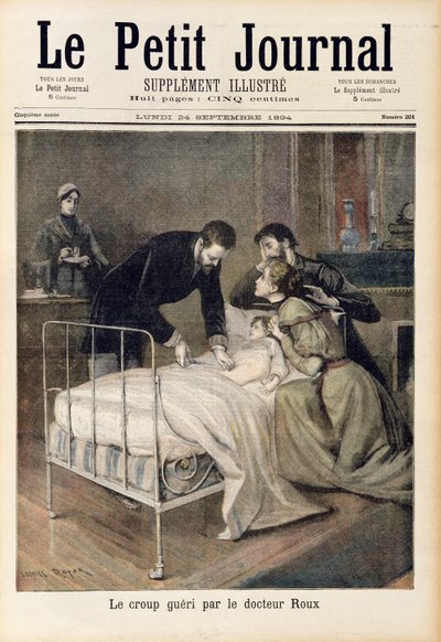 The Croup Cured by Doctor Roux, illustration from 